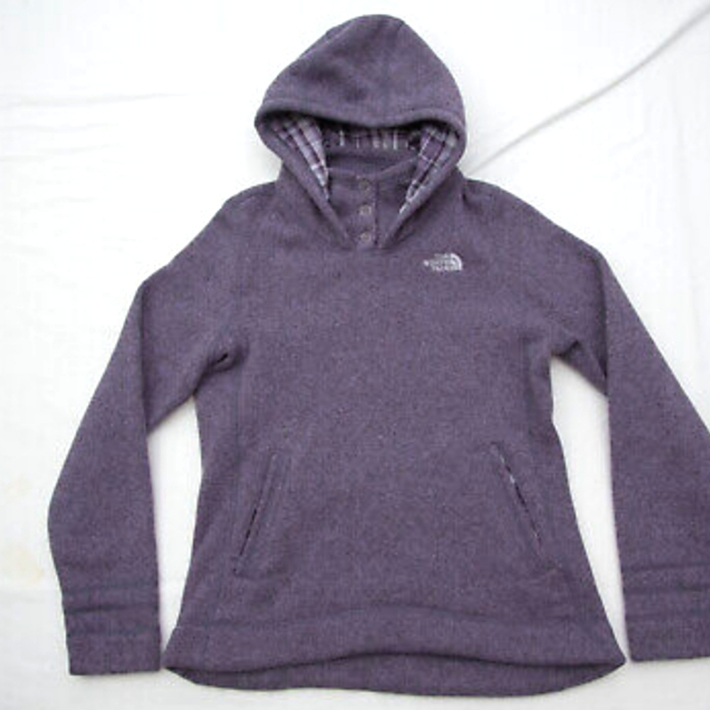THE North Face size M light purple hoodie guc